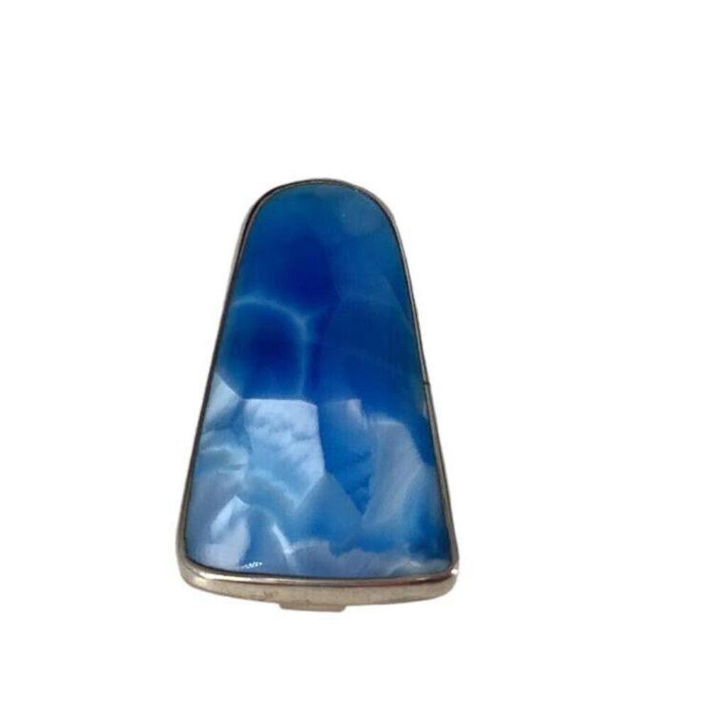 Pretty Blue Larimar Silver Pendant